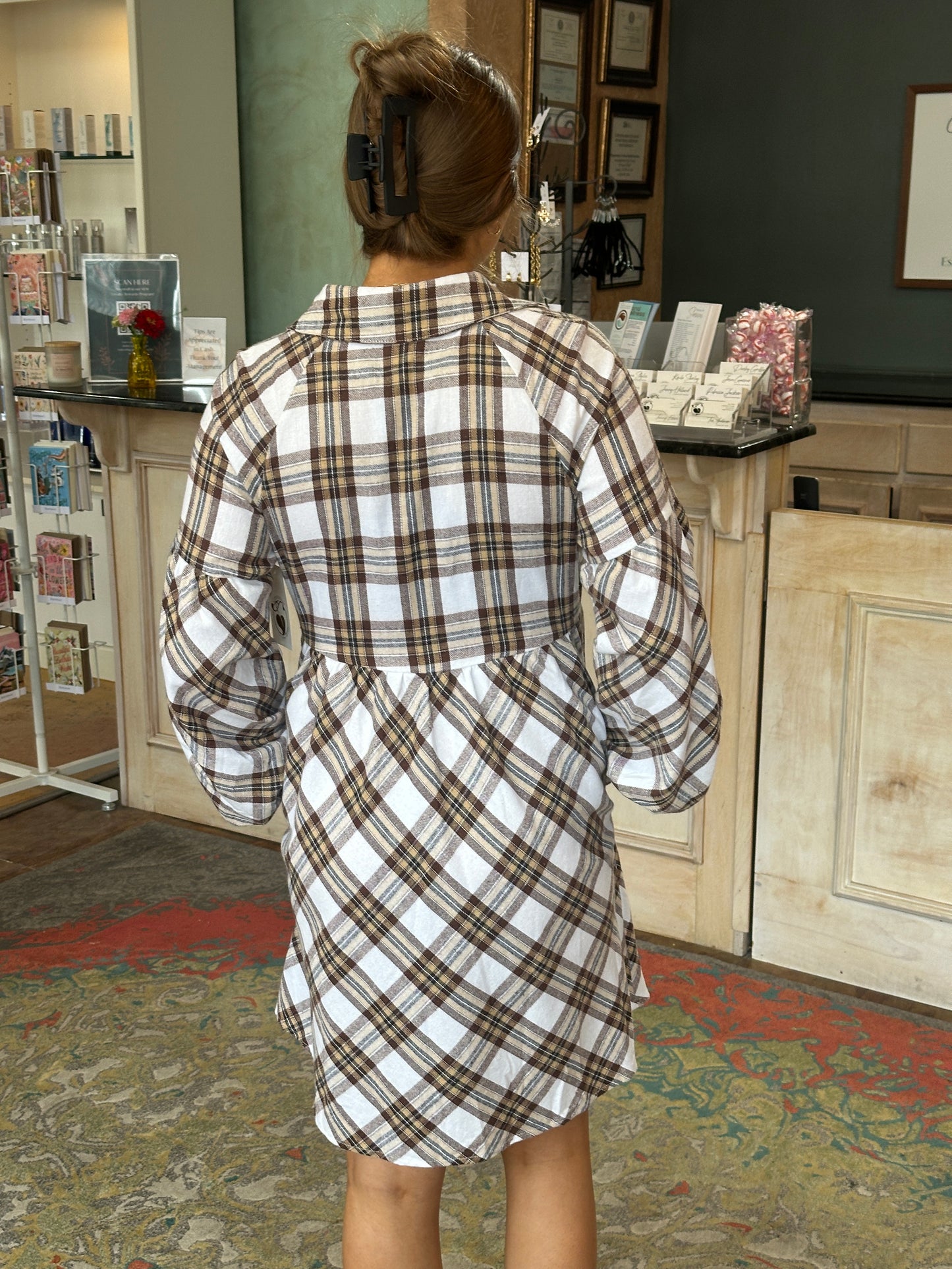 The Petra Plaid Dress