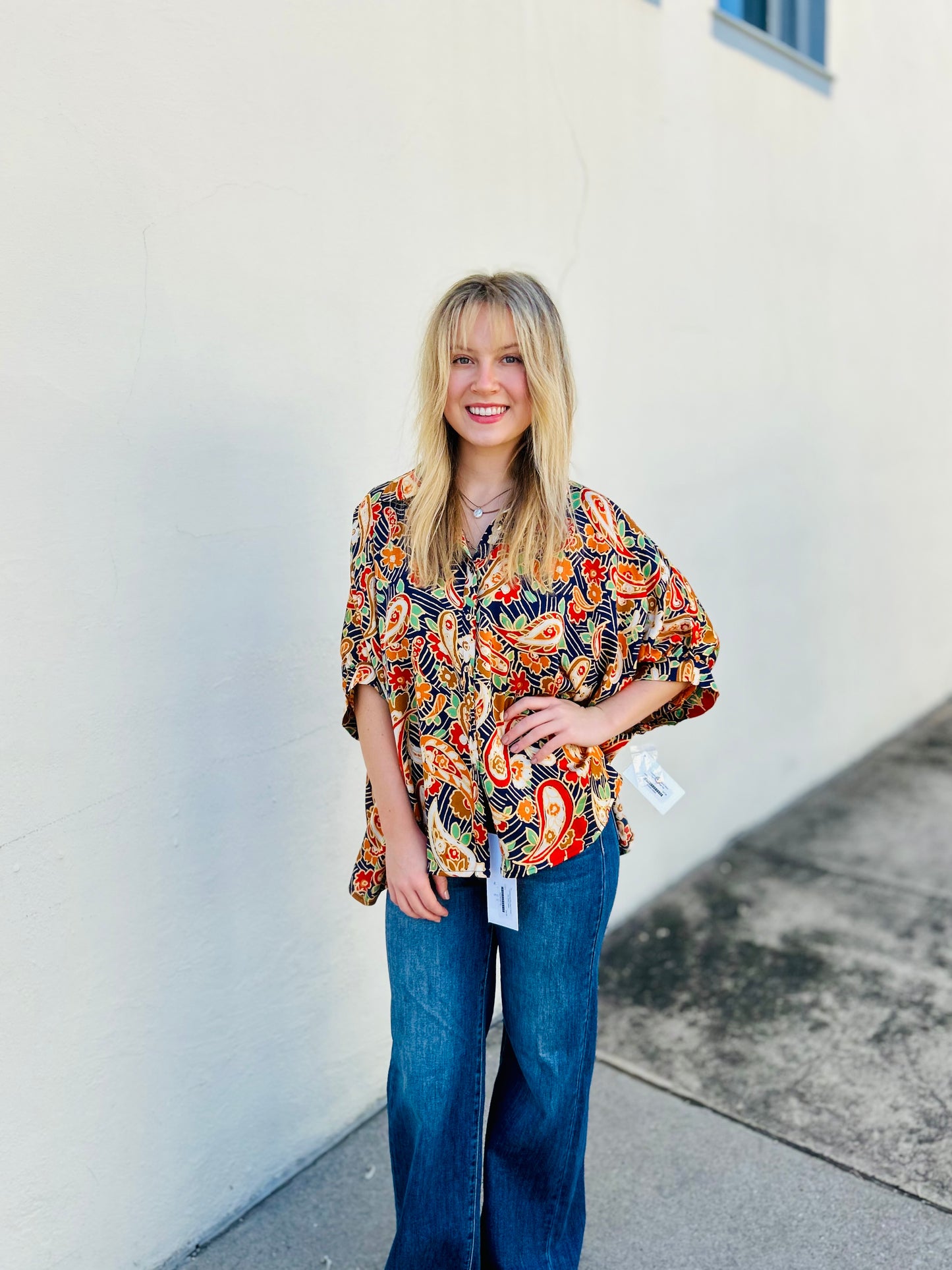 The Printed Paige Top