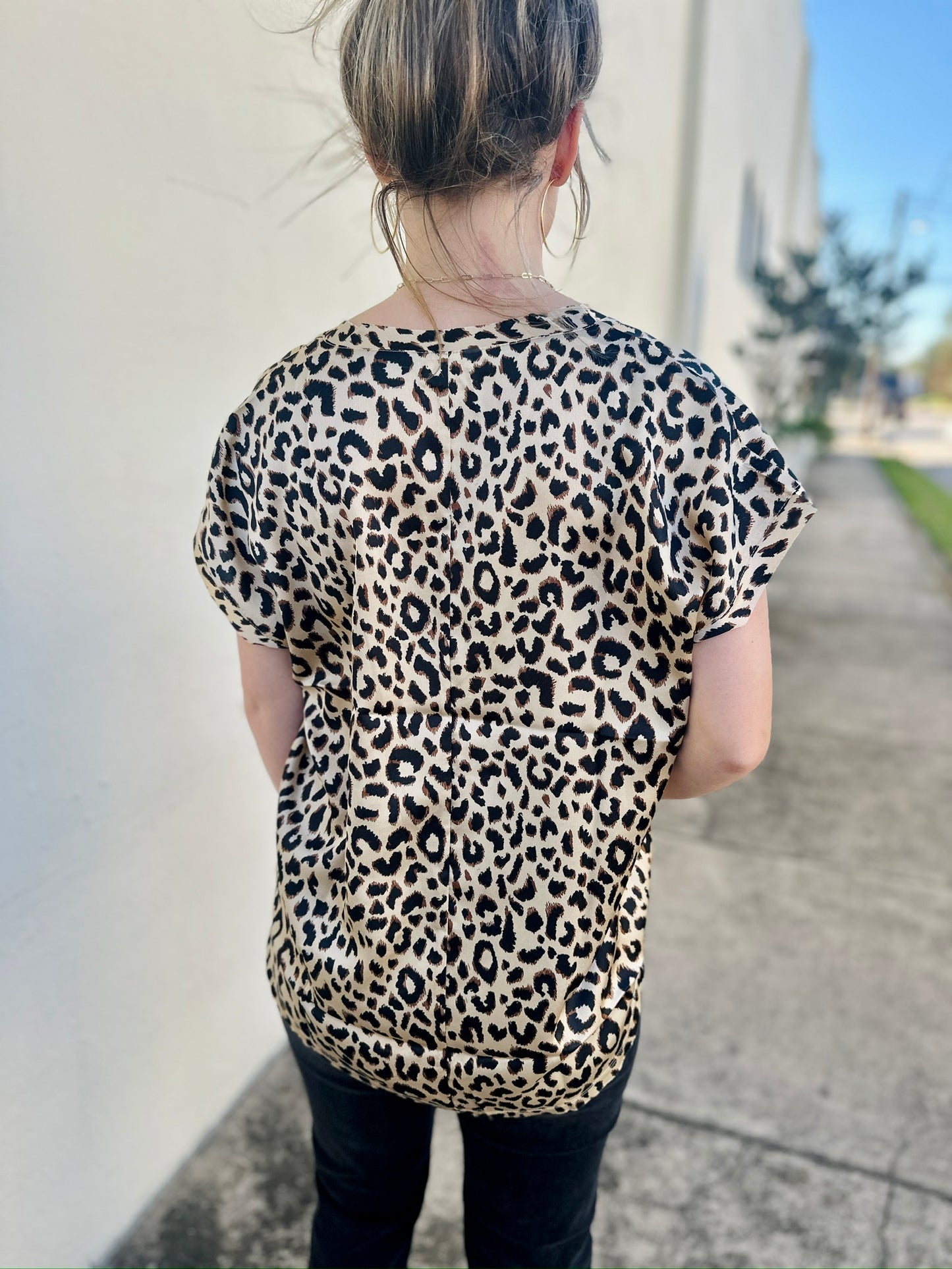 The Lori Leopard Top