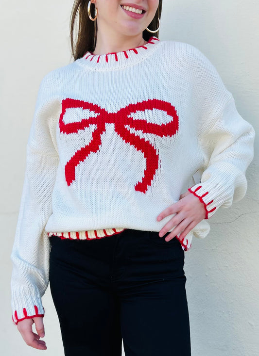 The Bernadette Bow Sweater