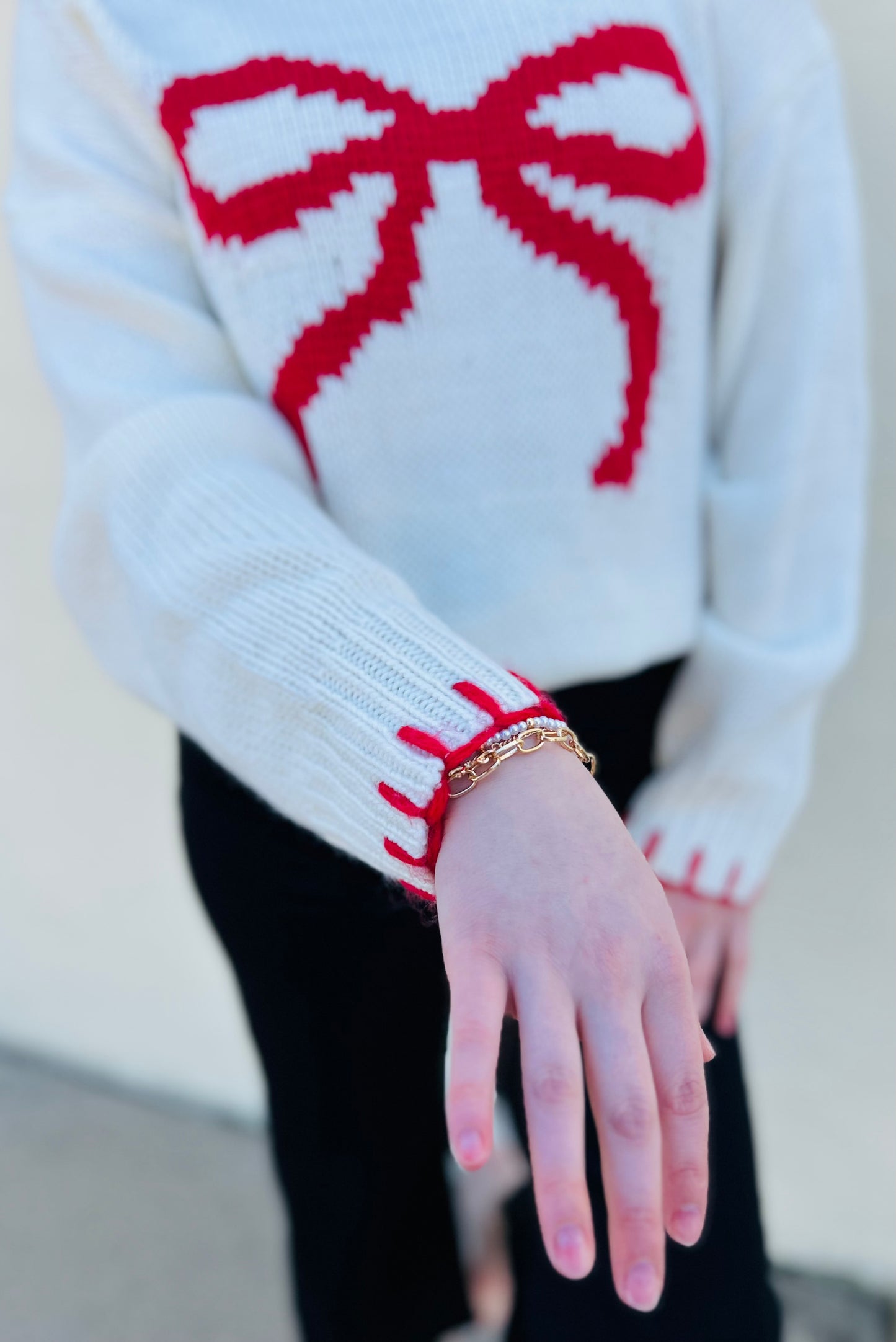 The Bernadette Bow Sweater