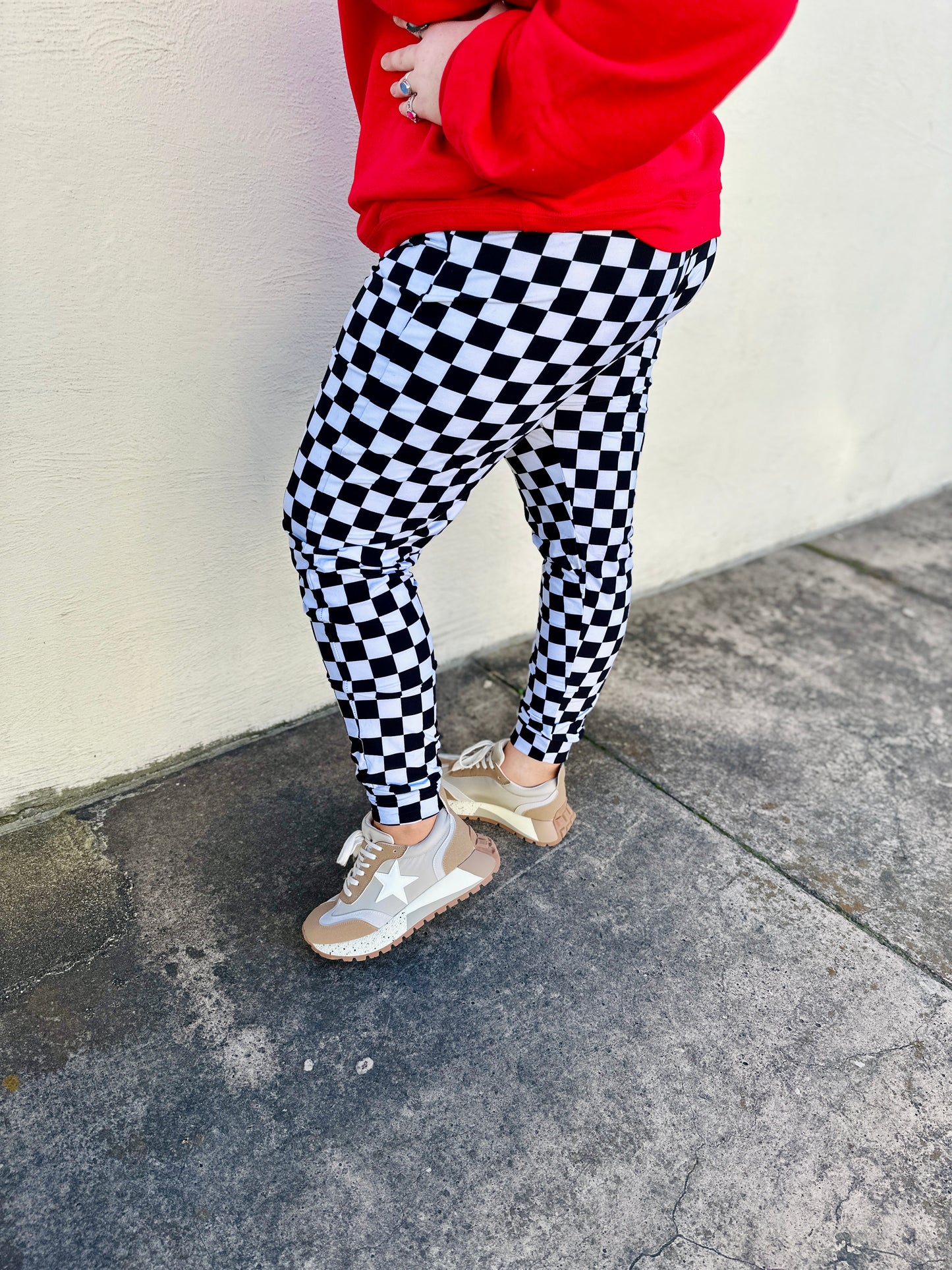 The Checkered Jordan Joggers