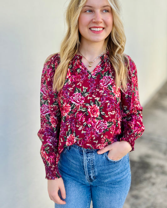 The Smocked Sally Blouse