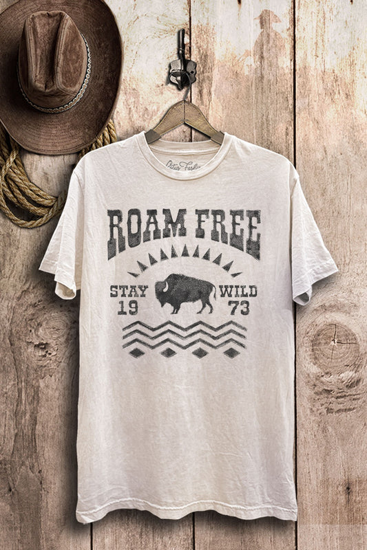 Roam Free Buffalo Tee